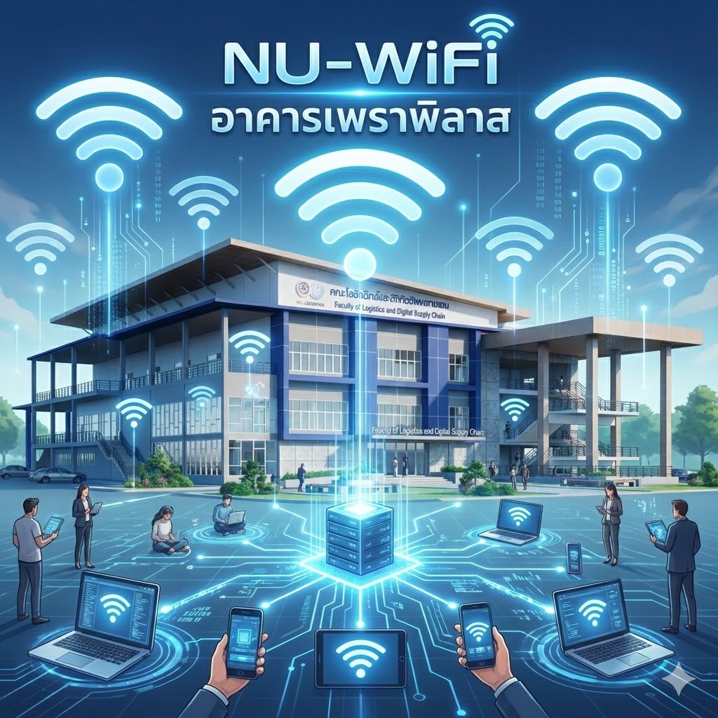 การใช้งานระบบ NU-WiFi อาคารเพราพิลาส
