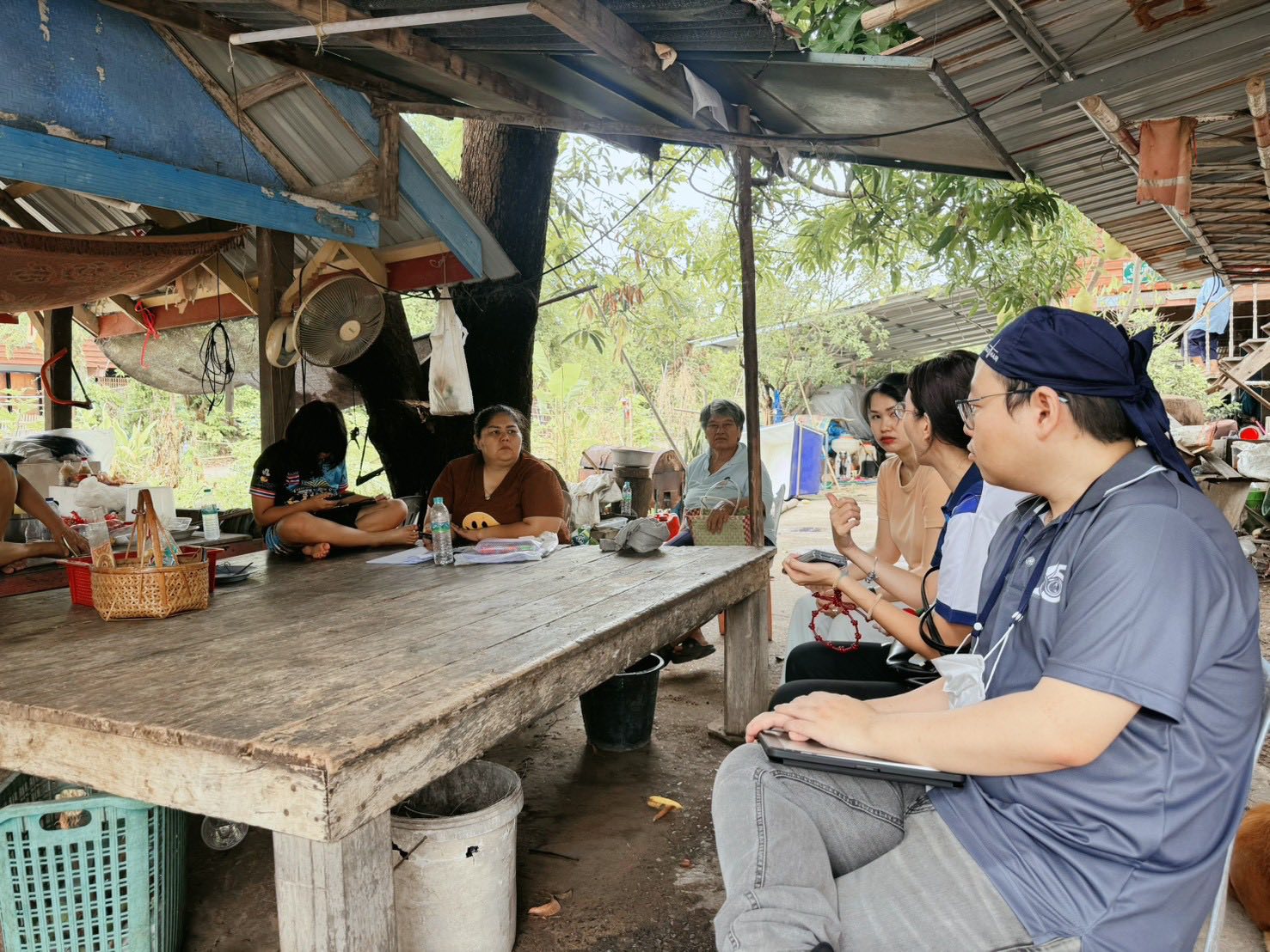LDSC ลงพื้นที่วิสาหกิจชุมชนกลุ่มจักรสานบ้านท่าโรงตะวันตก ตำบลวัดพริก